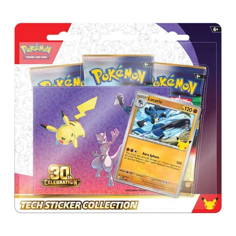 Pokémon 30th Anniversary Tech Sticker Collection